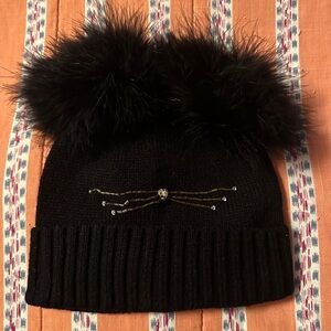 Kate Spade Cat Beanie Hat